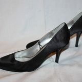 Nr. 205 - Sorte sko str 40 -  9 cm hæl